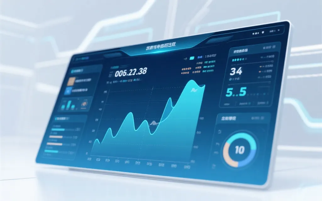 数据可视化界面展示开奖号码走势图